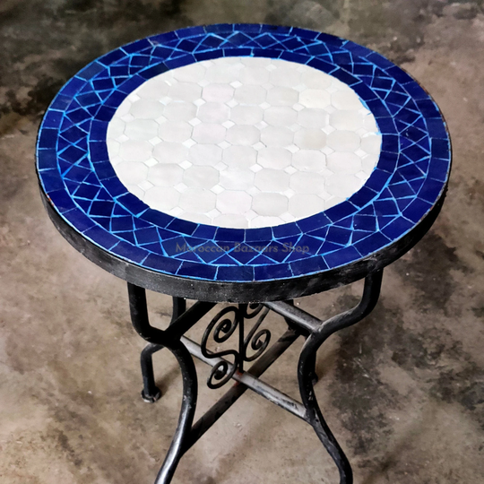 Mosaic Table, Moroccan Mosaic Garden Coffe Outdoot Furniture, New Home Gift, Decor