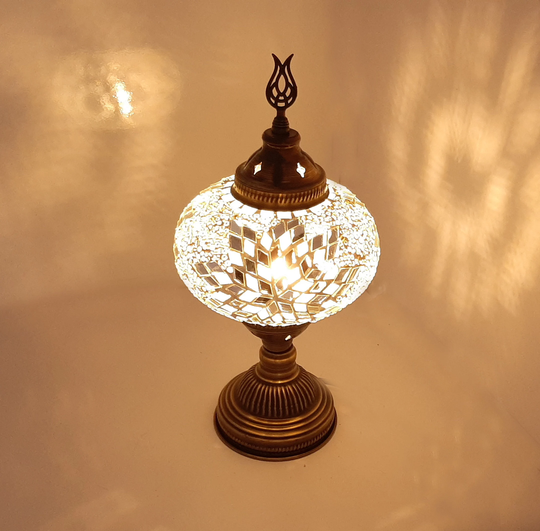 Turkish Table Lamp, Customizable List, 36 Options Mosaic Lamp