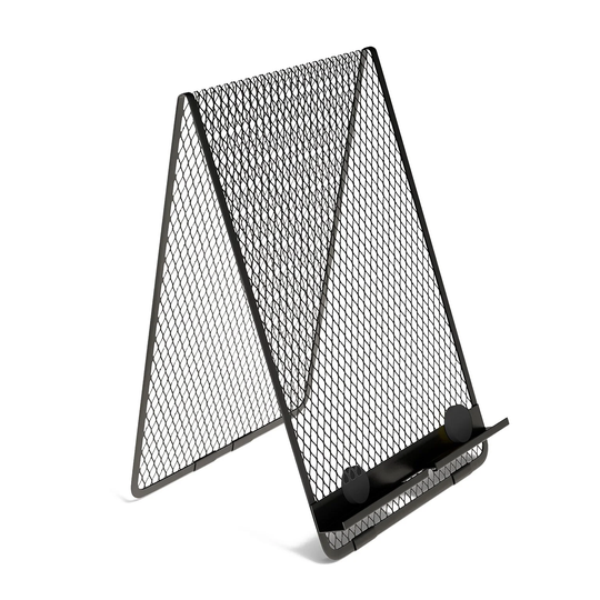 TRU RED Matte Black Wire Mesh Copy Holder - 9.45" x 12.8" x 7.48"
