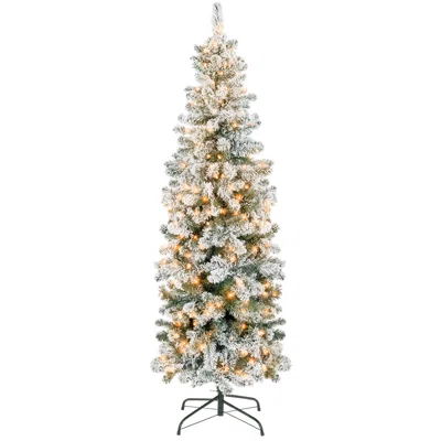 Green Pine Artificial Christmas Tree with 150 Clear/White Lights