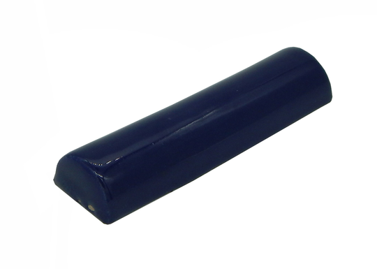 One Mexican Pencil Liner Tiles Trims Ceramic Moldings Solid Cobalt Blue
