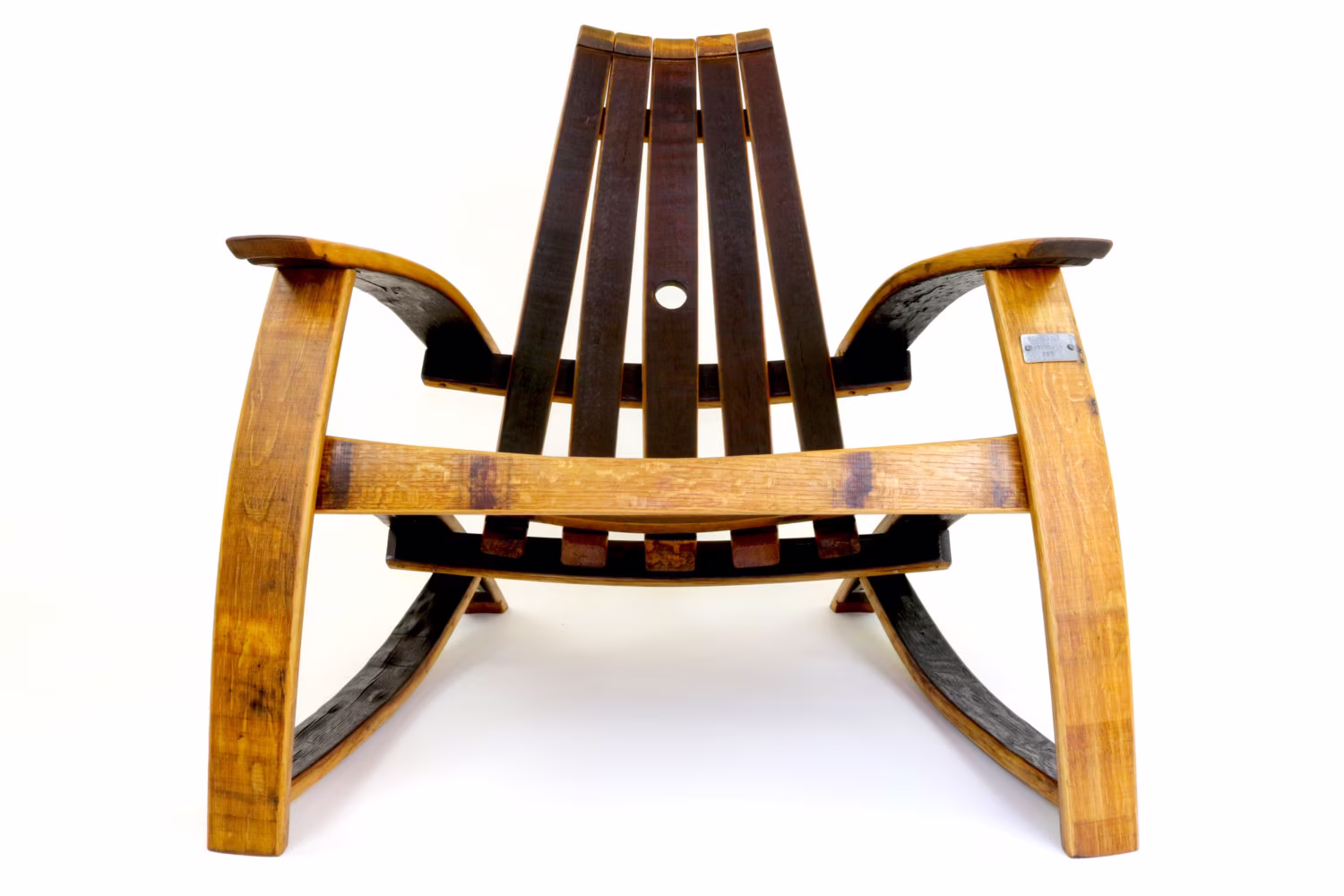 Wine Barrel Chair - Lounge Patio Furniture Outdoor Adirondack
