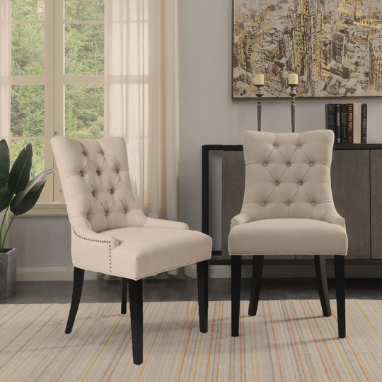 Set of 2 Fabric Living room Chair