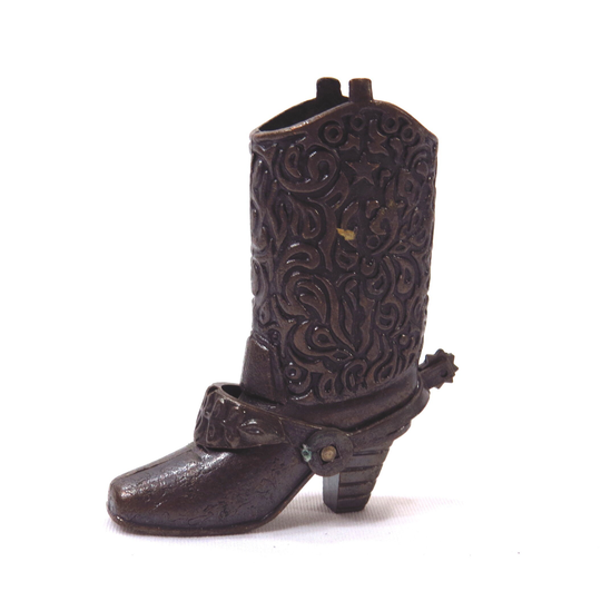 Vintage Die Cast Cowboy Boot Pencil Sharpener Durham Industries Miniature