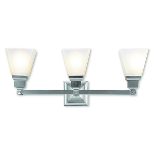 Livex Lighting Mission Brushed Nickel 3-light Bath Light
