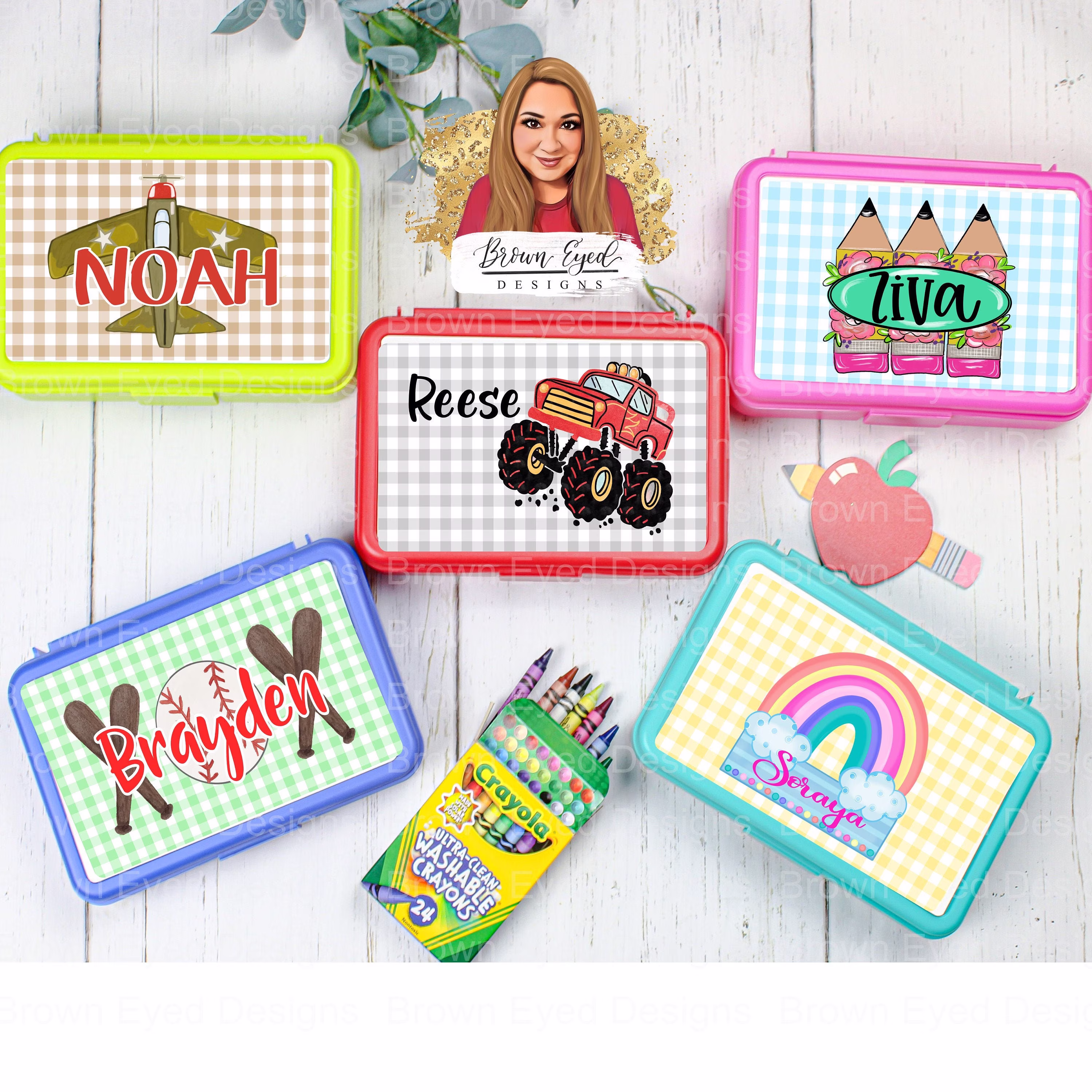 Personalized Pencil Box, School Back To School, Elementary, Busy Box, Toy Storage, Road Trip, Girl Pencil Boy Box