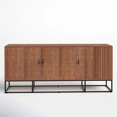 Winton Samuelson 69'' Wide Acacia Wood Sideboard