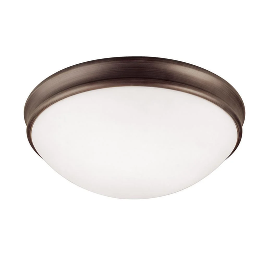 3-light Oil Rubbed Bronze Flush Mount Mixture