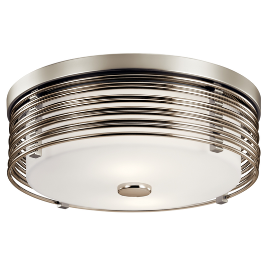 Kichler Lighting Bensimone 2-Light Flush Mount Satin Nickel