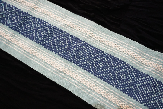 Mexican Handmade Table Runner/Mexico Boho Oaxaca | Santo Tomás Jalieza