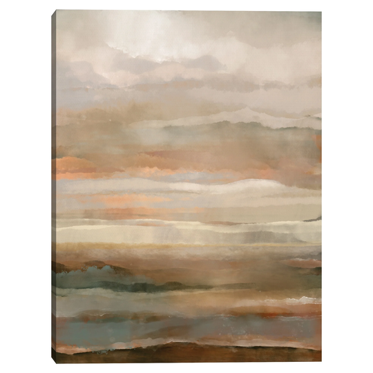 Washed Sunset II by Studio Arts Canvas Art Print - Multi-Color