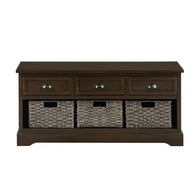 SanderSon Drawer Storage Bench