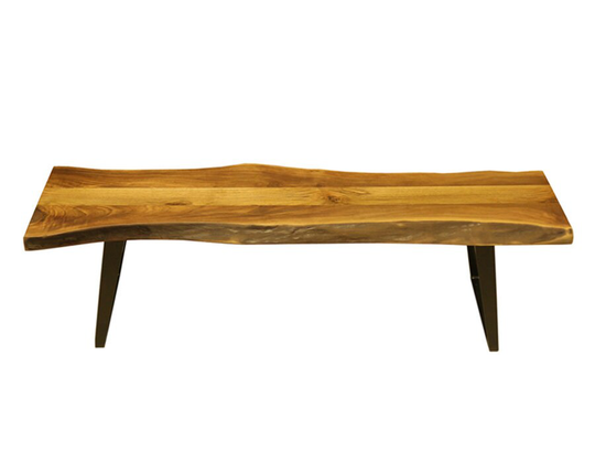 Solid Walnut Wood Dining Table Bench
