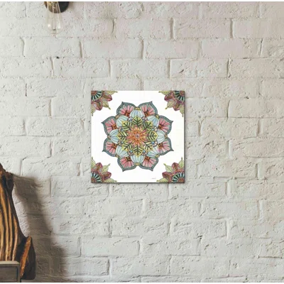 Mandala Morning V by Anne Tavoletti - Wrapped Canvas Painting Print