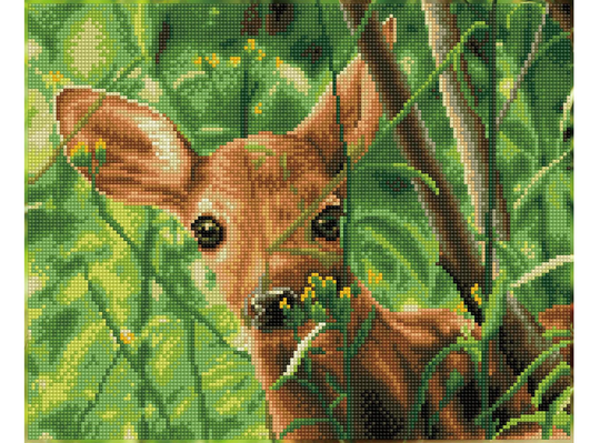 Diamond Dotz Sqaures ~ Forest Babe Intermediate Facet Art Kit Dotting Painting