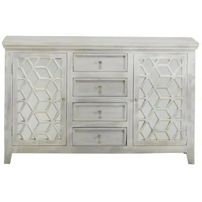 63'' Wide 4 Drawer Mango Solid Wood Sideboard