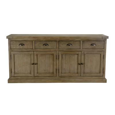Elmirasol 74" Wide 4 Drawer Sideboard
