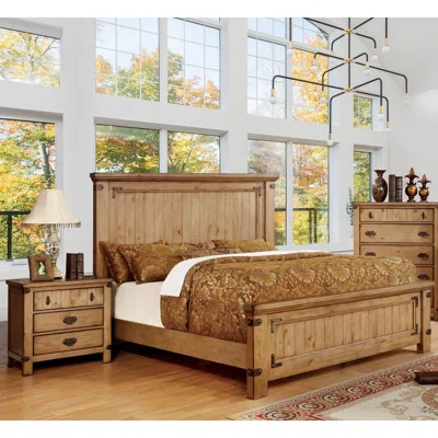Torrino Wood King 2-Piece Bedroom Set
