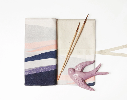 Roll-Up Pencil Case. Personalized Gift For Artist, Craftsman. Brush, Pencil, Needle Holder. Watercolor Travel Custom Her