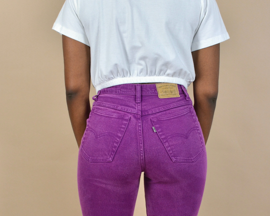 Levi's 900 Series Fuchsia Stretch Vintage Denim Jeans