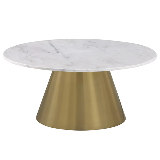 Best Master Furniture Emilio Faux Marble Coffee Table