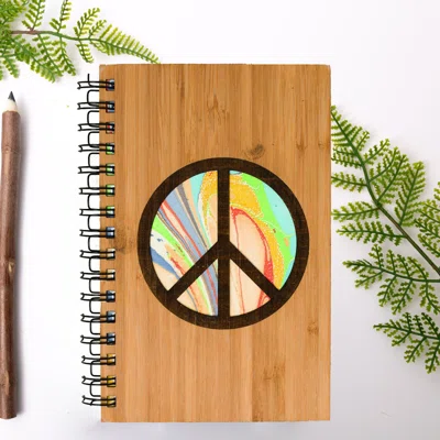 Peace Sign Handmade Journal