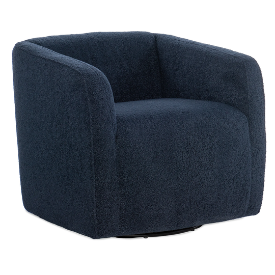 Bennet Swivel Club Chair - 31.25"W x 27.25"H x 30.5"D