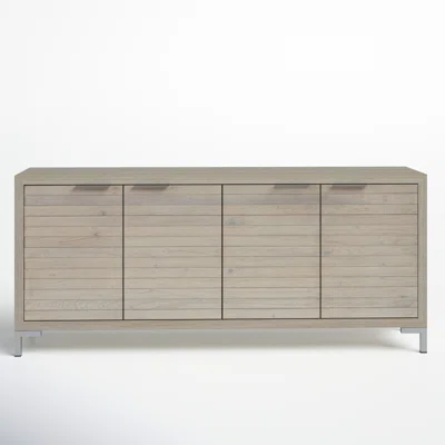 Clinton 71" Wide 2 Drawers Solid Manufactured Wood Sideboard