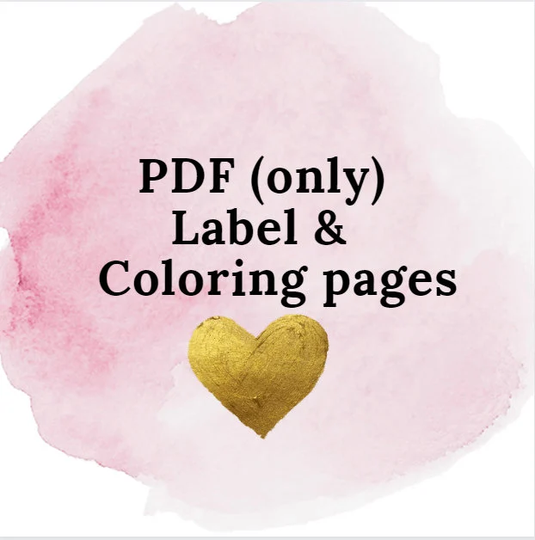 Custom Character Coloring Page | Personalized Party Theme Favor -Digital-Print Yourself