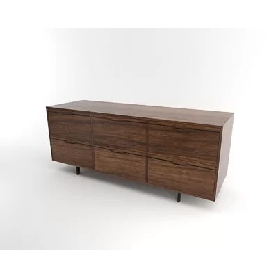 Chapman 70.5" Wide 6 Drawer Sideboard