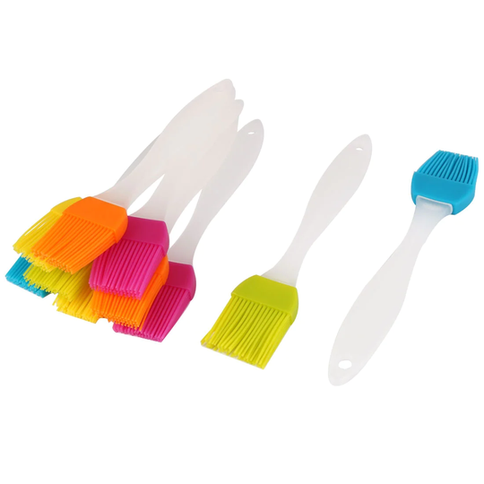 Barbecue Heat Resistant Cooking Grilling Pastry Brush 10pcs - Assorted Color - 7.9" x 1.5" x 0.4"(L*W*T)