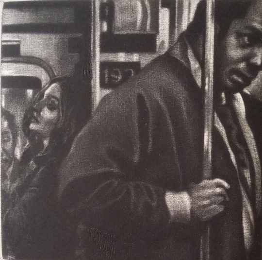 Art Werger | American B. 1955 "Transitions", Mezzotint, 2010, Pencil Signed, | Free Shipping