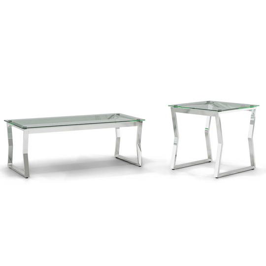 Furniture of America Kiloran Contemporary 2-piece 47-inch Coffee Table Set