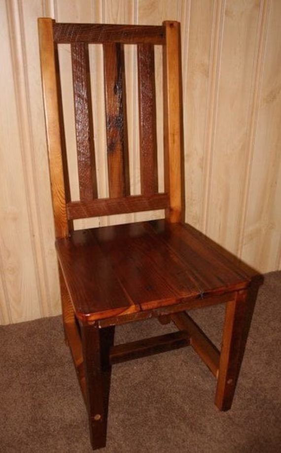 Barnwood Dining Chair - Barnwood Dining Chair Reclaimed Wood