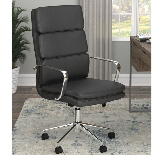 Paco Office Chair Task Executive Padded High-Back Executive Office Desk Chair Lumbar Support - 22.5''Wx21''Dx43"H