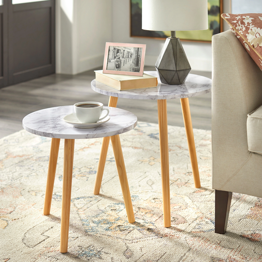 Simple Living Mid Century Darcy Nesting Tables