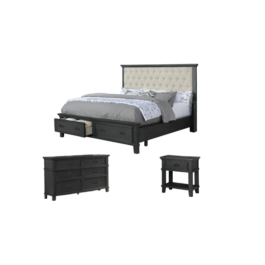 Best Quality Furniture Sandy 3-Piece Bedroom Set