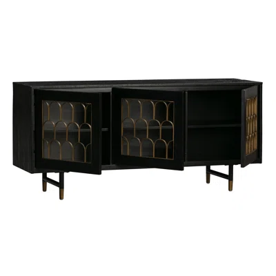 Lenny 66" Wide Solid Wood Sideboard
