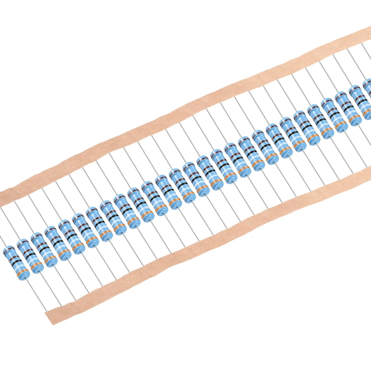1Watt 3.9K Ohm Metal Film Resistors 1% Tolerances 30 Pcs - Muti-Color