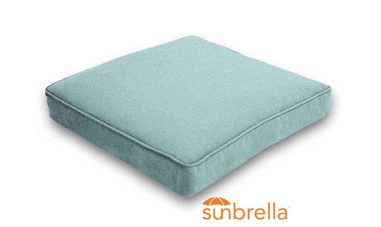 Sunbrella® Canvas Mineral | Outdoor Seat Pad Patio Chair Dining Cushions