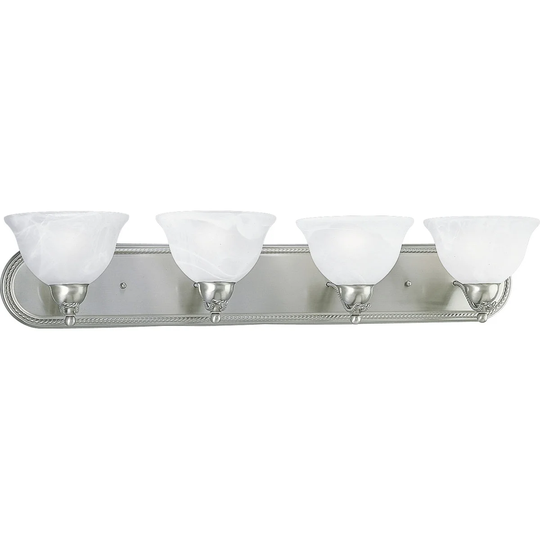 Progress Lighting Silvertone Avalon 4-light Bath Light