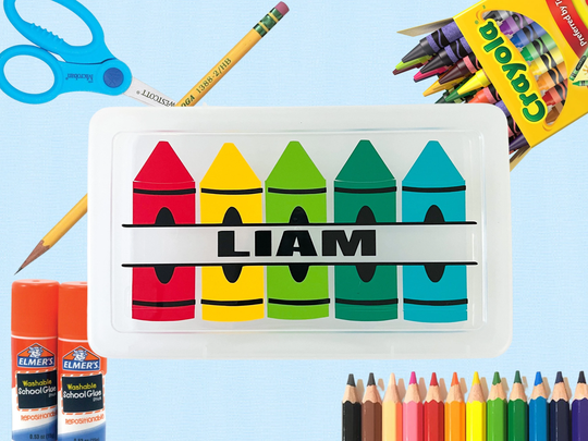 Personalized Pencil Boxes For Students, School Supplies, Supply Box, Kids Box