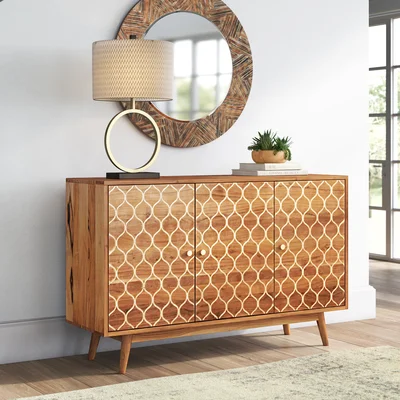 Brayden 32" Wide Acacia Wood Sideboard
