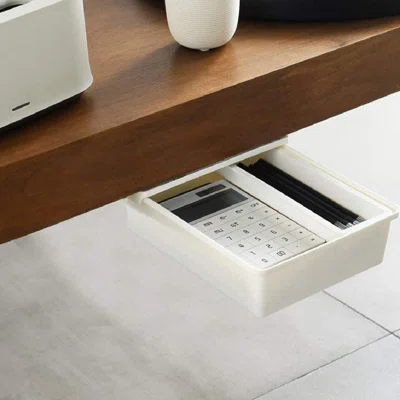 Under Desk Drawer, Under Desk Storage, Under Desk Pencil Drawer Organizer, Under Table Storage, Adhesive Desk Drawer, Attachable Desk Drawer For Offic
