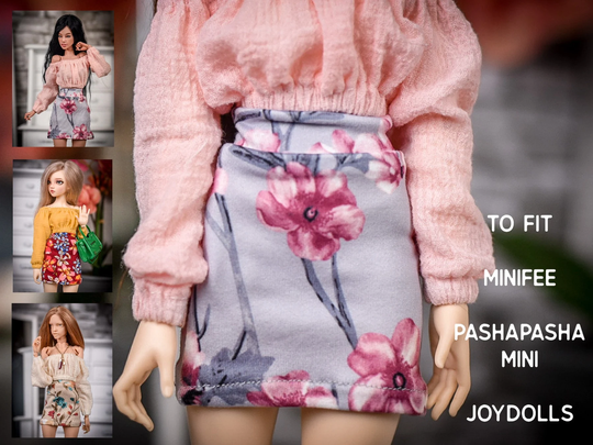 Pencil Skirt To Fit Such As Minifee, Pashapasha Mini, Joydolls 1/4 Scale Doll Clothes
