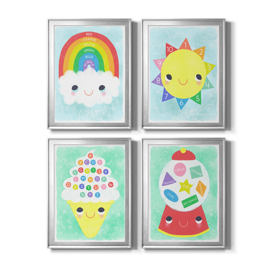 Rainbow Colors Premium Framed Canvas - Ready to Hang - Multi-Color