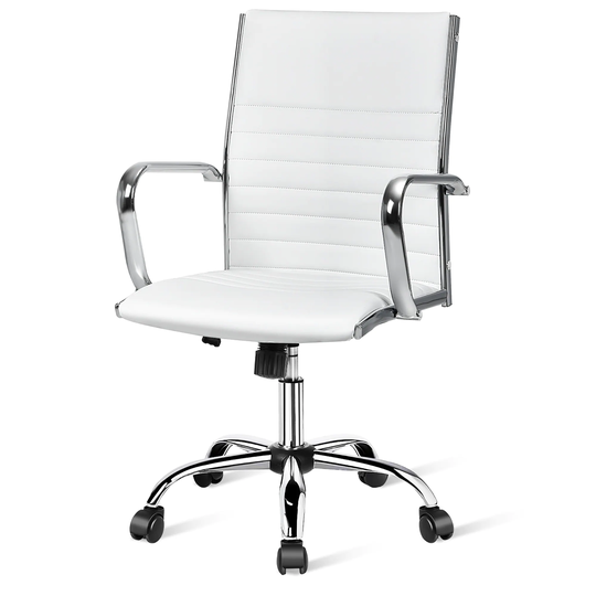 Ribbed Office Chair Ergonomic High Back Executive Conference Chair