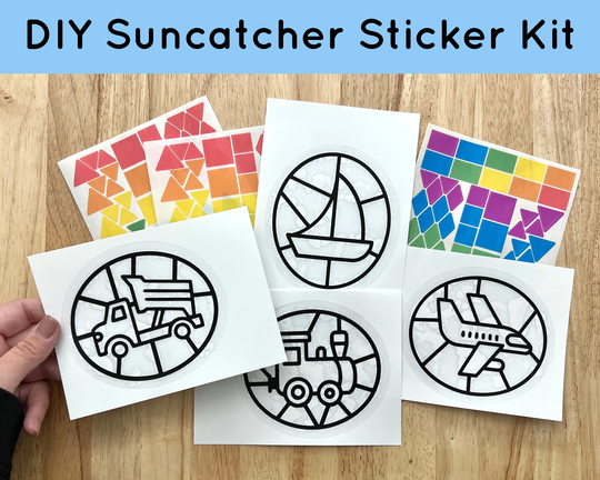 Vehicle Craft Kit For Kids, Transportation Birthday Party Activity, Things That Go Craft, Rainy Day Art Boys, Toddler