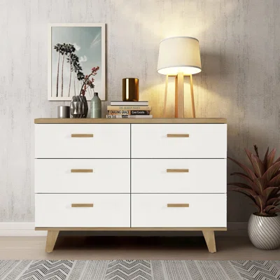 Haymon 6 Drawer 47.2" W Dresser
