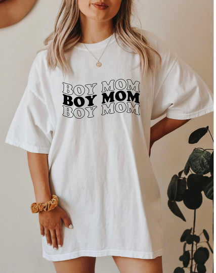 Boy Mom Comfor Color Shirt, Tee, Mama Life, Gift For Mom, Mothers Day Gift, Comfort